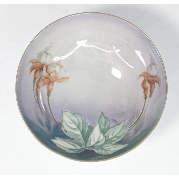 Set of 2 RS Prussia & Germany Trinket Round 4.5” & Oblong 10.5” Bowls VTG Floral - Picture 3 of 10